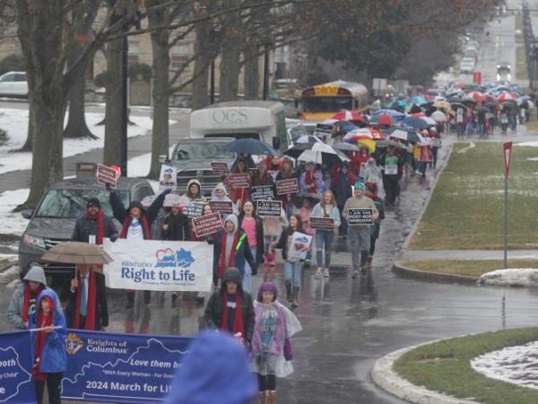 Kentucky March for Life draws hundreds to state Capitol